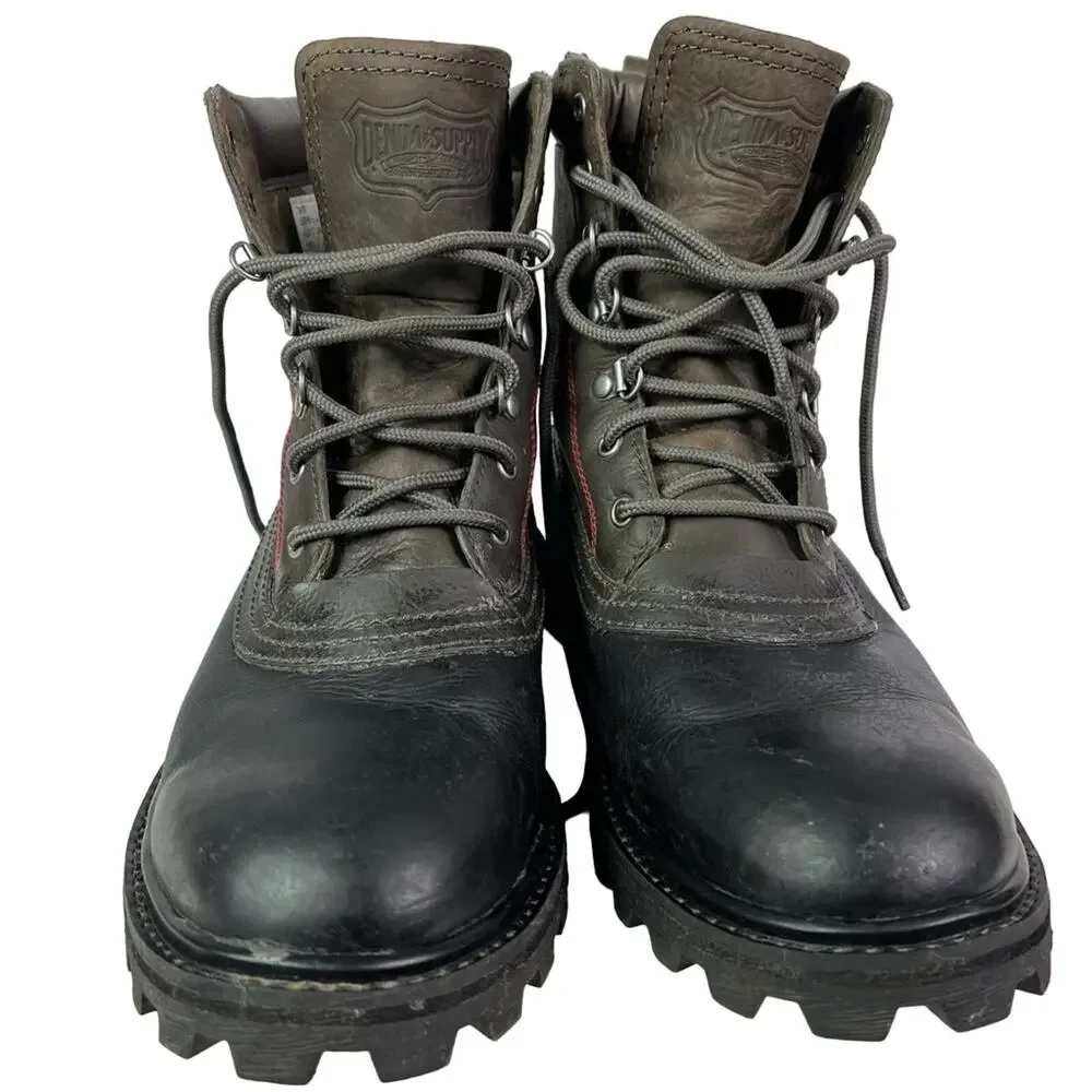 Ralph Lauren Denim & Supply Boots Men’s 11D Brown Field Lace UP